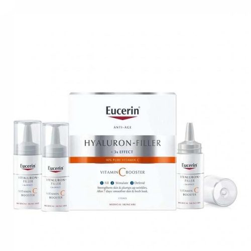 Eucerin Hyaluron-Filler C-vitaminos ránctalanító arcápoló (3x8 ml)