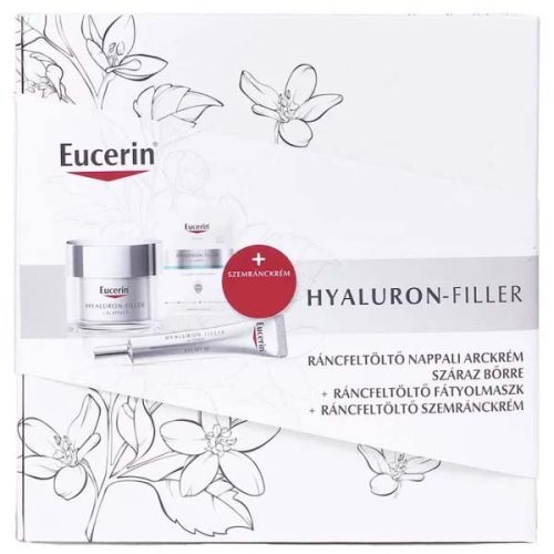 Eucerin Hyaluron-Filler Ráncfeltöltő Ajándékcsomag száraz bőrre
