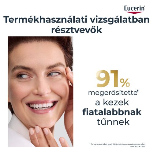 Eucerin Hyaluron-Filler + Elasticity pigmentfolt halványító és bőrfiatalító kézkrém SPF 30 (75ml)