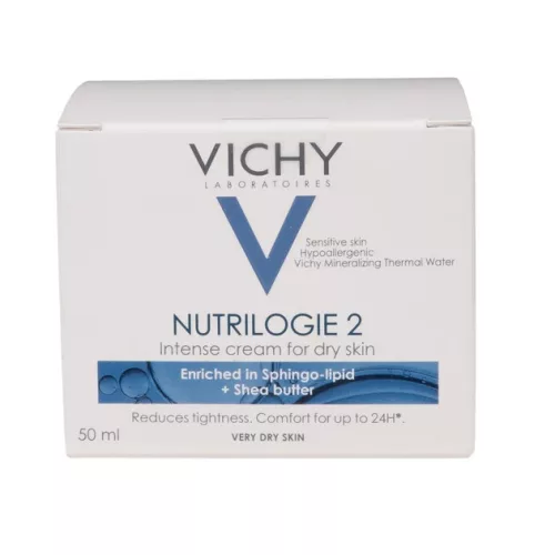 Vichy Nutrilogie 2 intenzíven ápoló arckrém nagyon száraz bőrre (50ml)