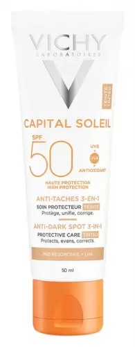 Vichy Capital Soleil Színezett napvédő krém barna foltok ellen SPF50+ (50 ml)