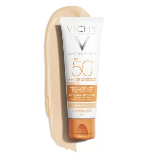 Vichy Capital Soleil Színezett napvédő krém barna foltok ellen SPF50+ (50 ml)