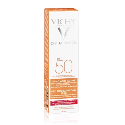 Vichy Capital Soleil Mattító 3in1 napvédő krém SPF50+ (50 ml)