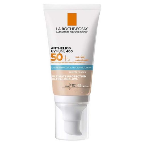 LA ROCHE-POSAY Anthelios UVMUNE 400 Napvédő krém Színezett SPF50+ (50 ml)