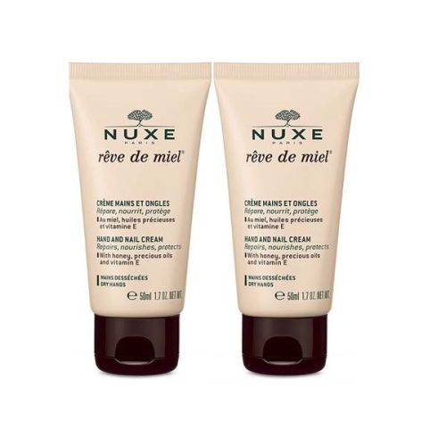 NUXE REVE DE MIEL Kéz- és körömápoló krém duopack (2x50 ml)