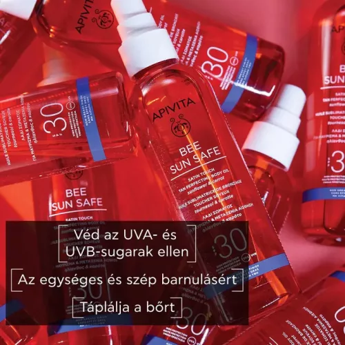 Apivita BEE SUN SAFE Barnulást segítő olaj spray SPF30 200 ml