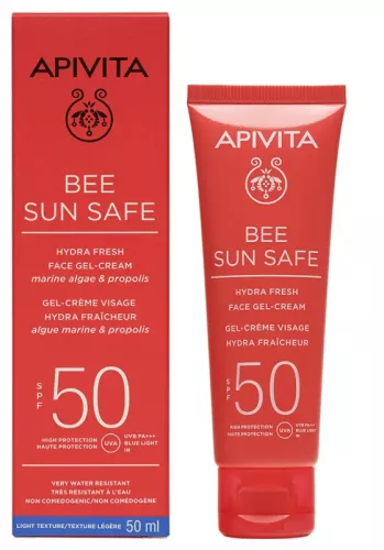 Apivita BEE SUN SAFE Hydra fresh arckrém SPF50 50ml