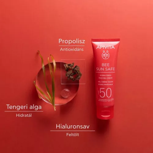 Apivita BEE SUN SAFE Hydra fresh arckrém SPF50 50ml
