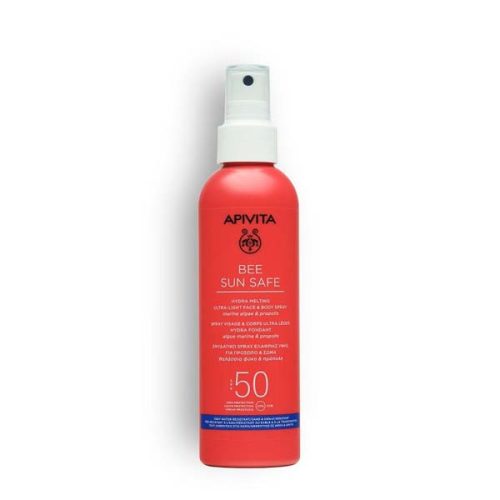 Apivita BEE SUN SAFE Spray arcra és testre SPF50 200ml