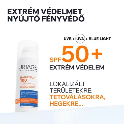 URIAGE BARIÉSUN 100 Extra erős fényvédő fluid (50 ml)