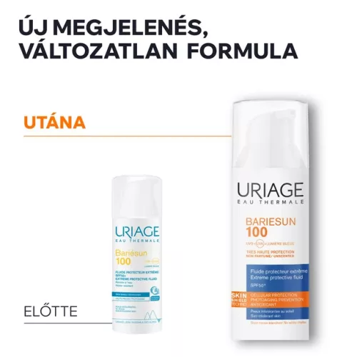 URIAGE BARIÉSUN 100 Extra erős fényvédő fluid (50 ml)