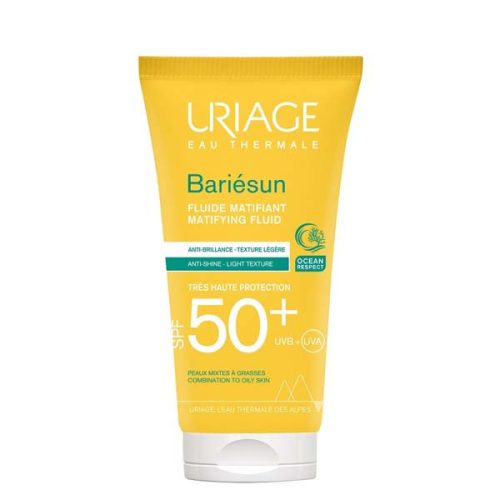 Uriage BARIÉSUN Mat arckrém zsíros bőrre SPF50+ (50 ml)