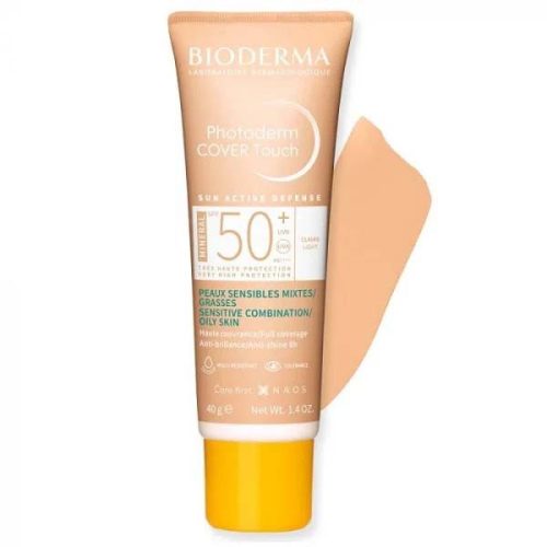 Bioderma Photoderm Cover Touch Mineral SPF50+ világos (40g)