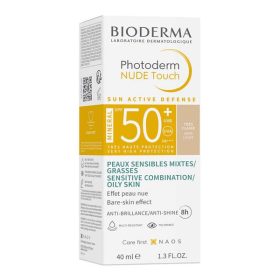   BIODERMA Photoderm NUDE Touch MINERAL SPF50+ very light (nagyon világos) (40ml)