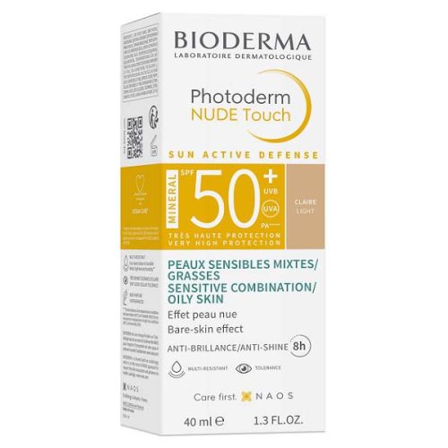 Bioderma Photoderm NUDE Touch MINERAL SPF50+ light (40 ml)