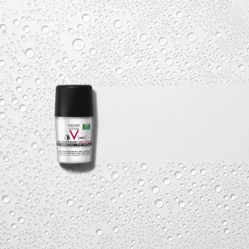 VICHY Homme Izzadságszabályozó golyós dezodor férfiaknak, foltmentes (50 ml)
