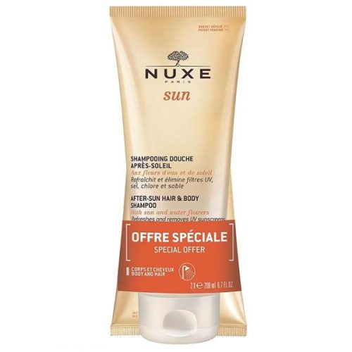 Nuxe Sun napozás utáni tusfürdő és sampon - minden bőrtípus (2x200 ml)