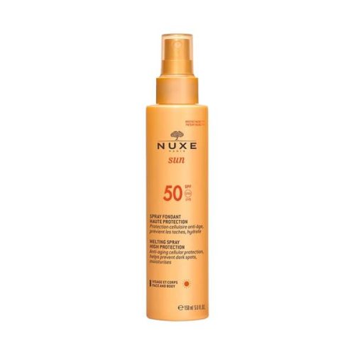 Nuxe Sun Naptej spray arcra és testre SPF50 (150 ml)