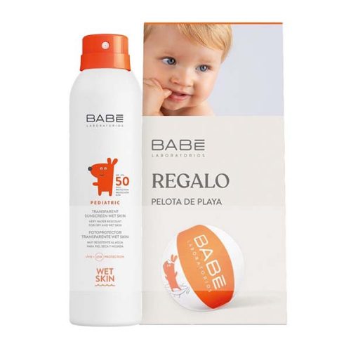 BABÉ Áttetsző Fényvédő Spray Gyermekeknek 200 ml + strandlabda