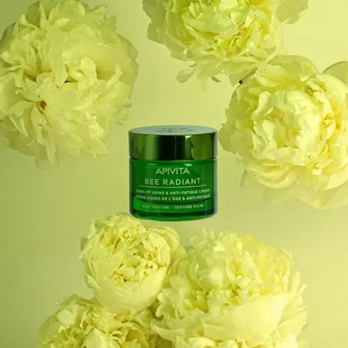 Apivita Bee radiant rich bőröregedés és fáradtság jelei elleni arckrém (50 ml)
