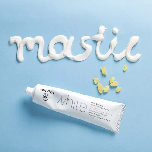 Apivita Natural Dental Care White fehérítő fogkrém (75 ml)
