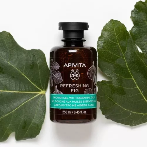 Apivita Refreshing Fig Tusfürdő frissítő fügével és illóolajokkal (250 ml)