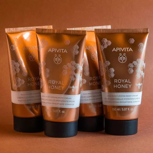 APIVITA Testápoló krém száraz bőrre - Royal Honey (150 ml)