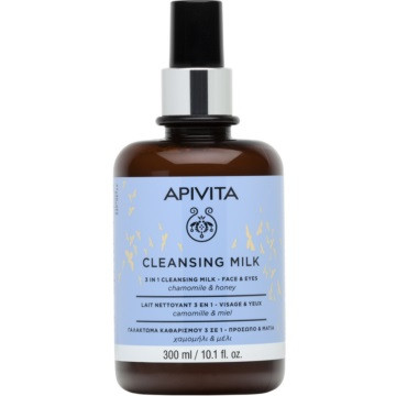 APIVITA 3 in 1 Arctisztító tej minden bőrtípusra (300 ml)