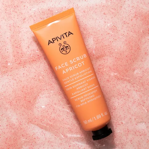 APIVITA Express hámlasztó arcradír sárgabarackkal (2x8ml)