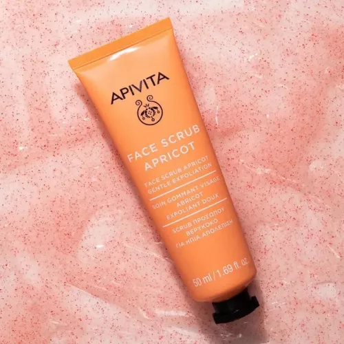 APIVITA Express hámlasztó arcradír sárgabarackkal (2x8ml)