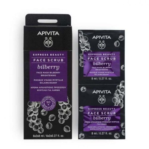 Apivita Express Beauty arcradír áfonyával (2x8 ml)
