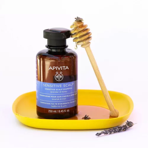 Apivita Sampon érzékeny fejbőrre (250 ml)