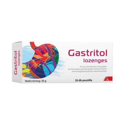 Gastritol - Emésztést elősegítő pasztilla - (20 db)