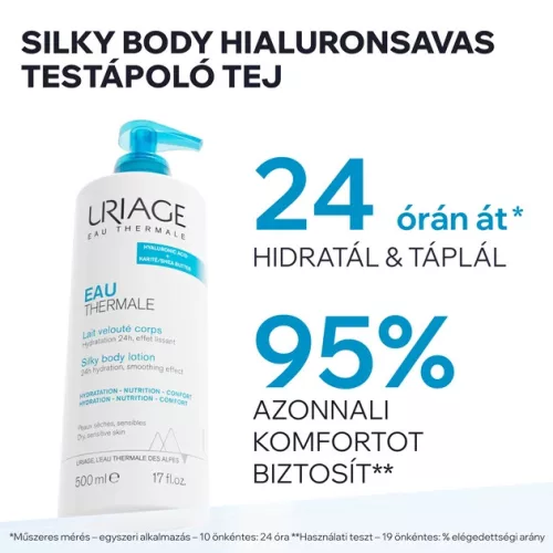 URIAGE Silky Body hyaluronsavas testápoló tej (500 ml)