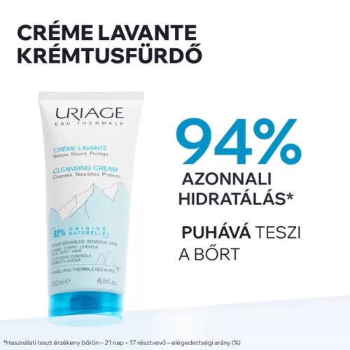 URIAGE Créme Lavante tápláló krémtusfürdő (200 ml)