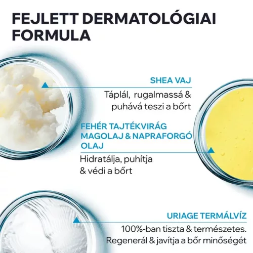 URIAGE Créme Lavante tápláló krémtusfürdő (200 ml)