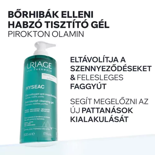 URIAGE Hyséac habzó tisztító gél (500ml)
