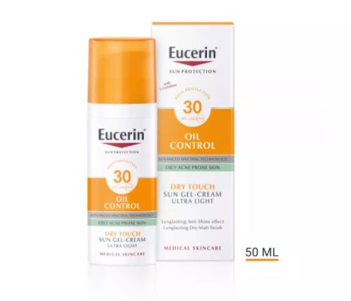 Eucerin Sun Oil Control napozó gél-krém arcra SPF30 (50ml)