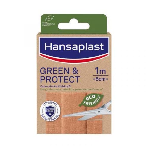 Hansaplast Green & Protect öko-barát sebtapasz (1m x 6cm)