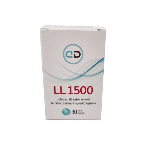 LL-1500 liofilizált, élő baktériumokat tartalmazó étrend-kiegészítő kapszula (30 db)