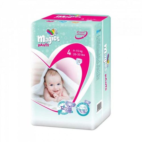 Magics Pants bugyipelenka 4, 9-15 kg, (22 db)