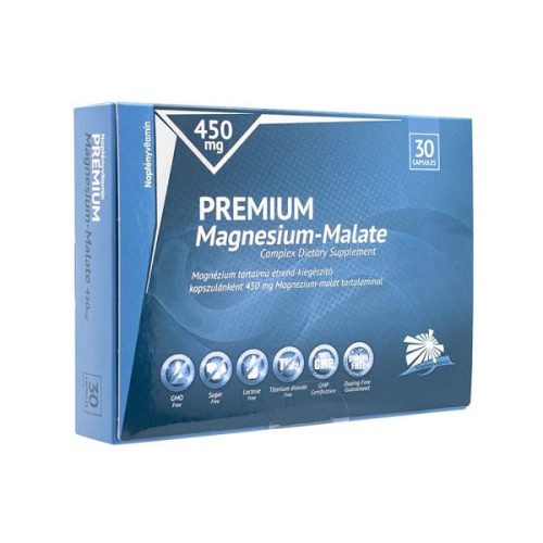 Prémium Magnézium-malát 450 mg (30db)