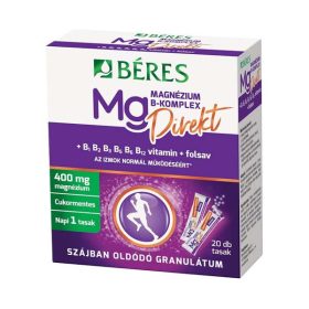   Béres Magnézium B-Komplex Direkt szájban oldódó granulátum (20db)