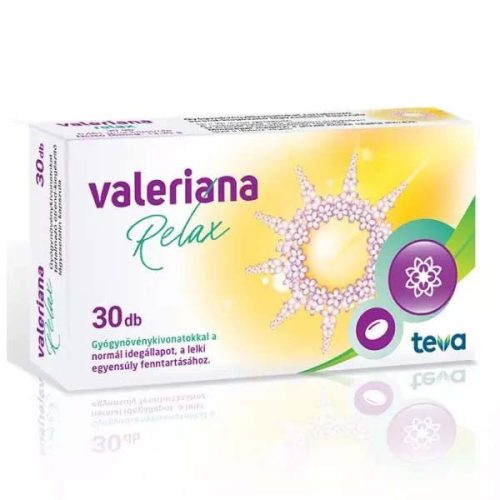 Valeriana Relax Gyógynövénykivonat kapszula (30db)