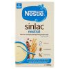 Nestlé Sinlac Neutral Rizs- és szentjánoskenyérmag alapú pép 4 hónapos kortól (650g)