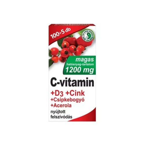 DR. CHEN 1200 mg C-vitamin + D3-vitamin filmtabletta (105db)