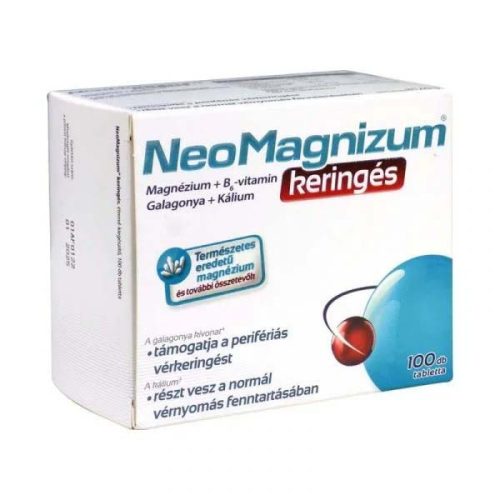 NeoMagnizum keringés étrend-kiegészítő tabletta (100db)