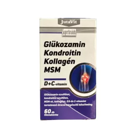  JutaVit Glükozamin Kondroitin Kollagén MSM D + C-vitamin filmtabletta (60db)