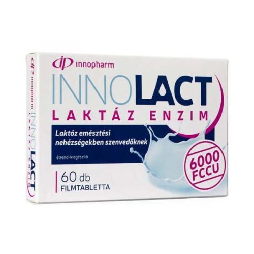 Innolact laktáz enzim 6000 filmtabletta (60db)