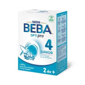   Nestlé Beba Optipro 4 Junior tejalapú italpor vitaminokkal és ásványi anyagokkal 2 éves kortól (600g)